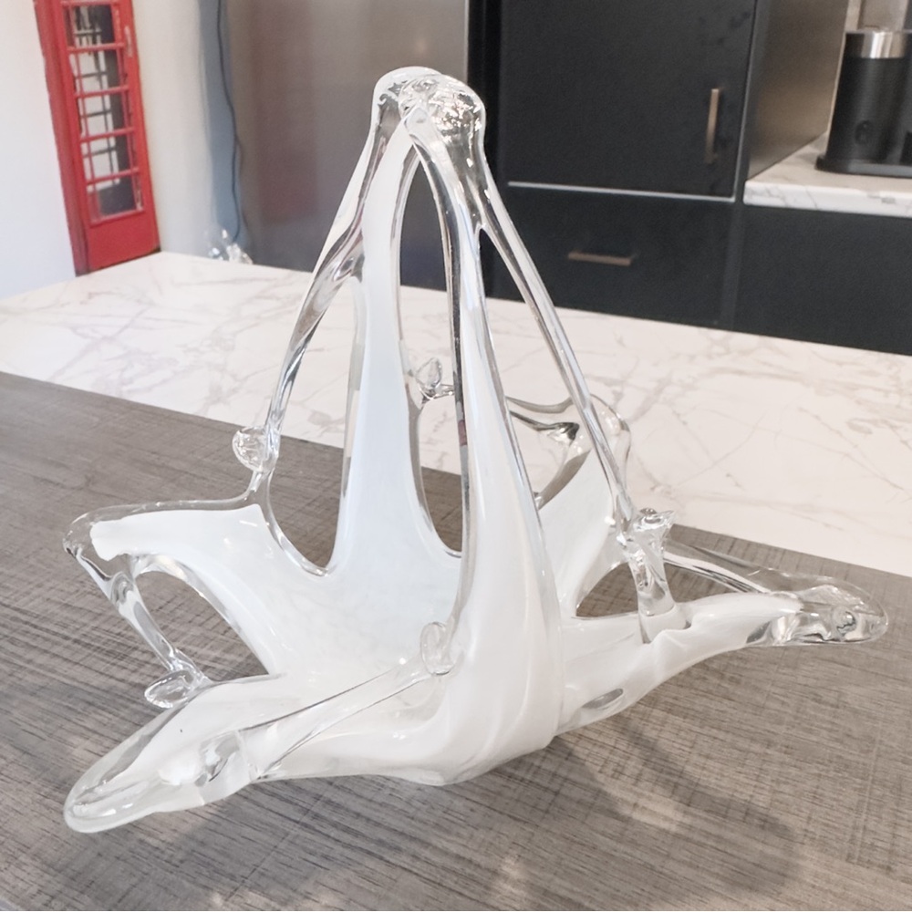 Murano Clear Glass Sculpture II